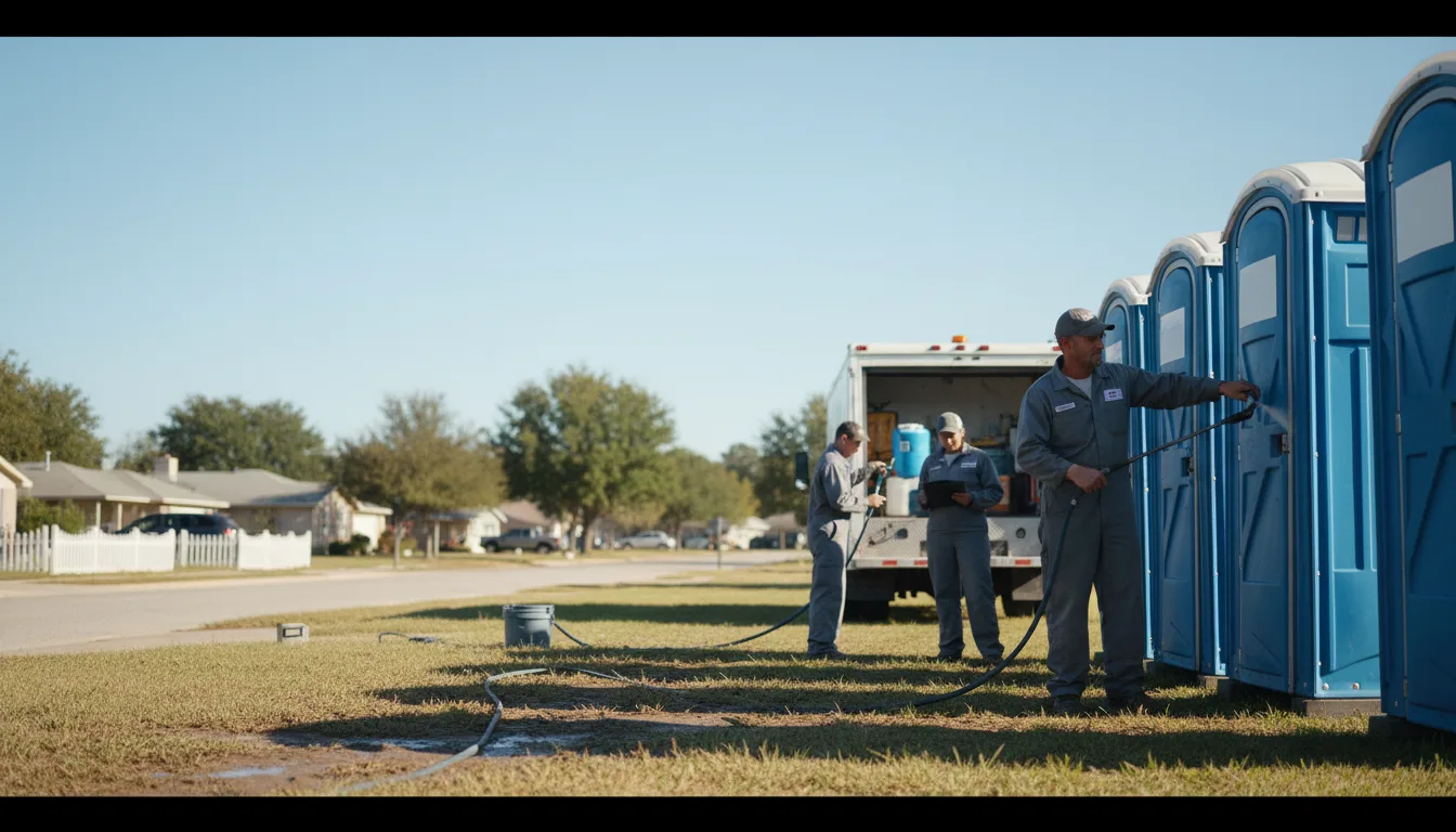 Long-Term Portable Toilet Rental in Lambrook, AR near me